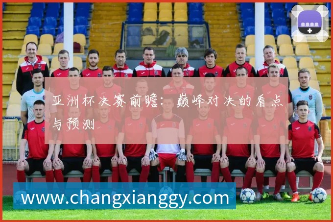 亚洲杯决赛前瞻：巅峰对决的看点与预测